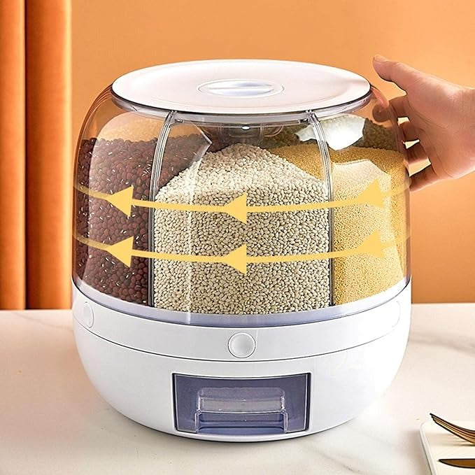 360 Degree Rotating Dry Food Dispenser