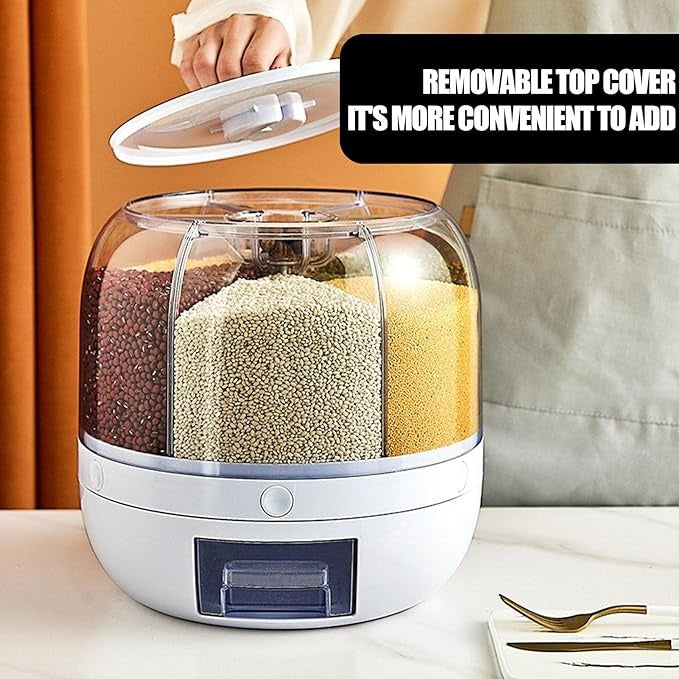 360 Degree Rotating Dry Food Dispenser