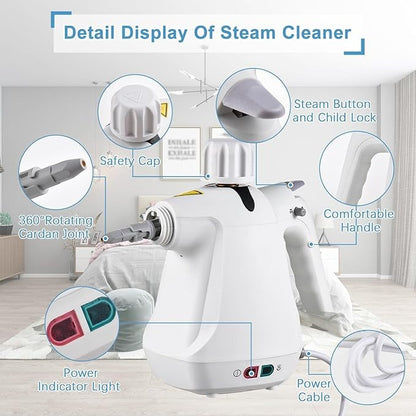 Handheld Steam Cleaner Portable Multi-Surface Cleaner